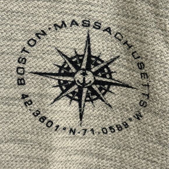 Vineyard Crew Boston Massachusetts Lovers Hoodie Size L Sweatshirt Oversized - Picture 9 of 9